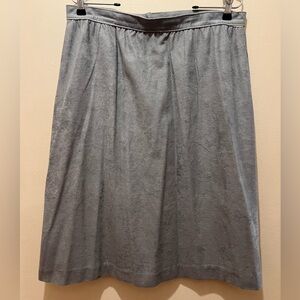 Vintage Farah Gray Suede 18 Skirt